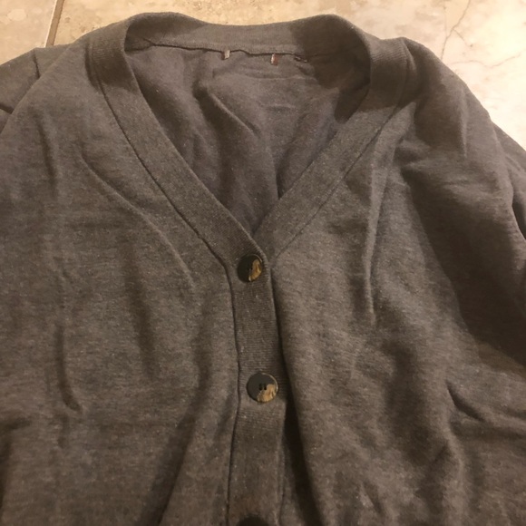 Boutique longer grey cardigan - Picture 2 of 2